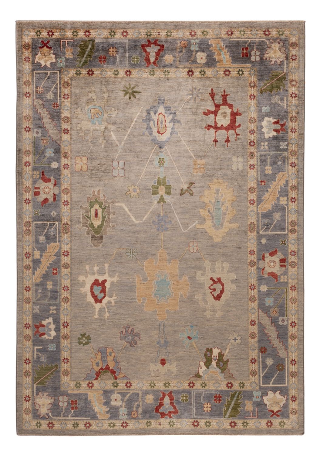 Tappeto Ziegler - Usak - 287 x 203 cm - beige chiaro