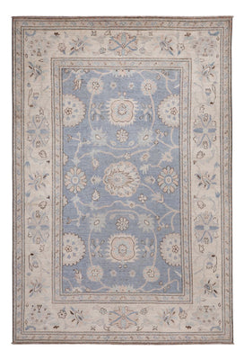 Tappeto Ziegler - Usak - 301 x 206 cm - blu chiaro