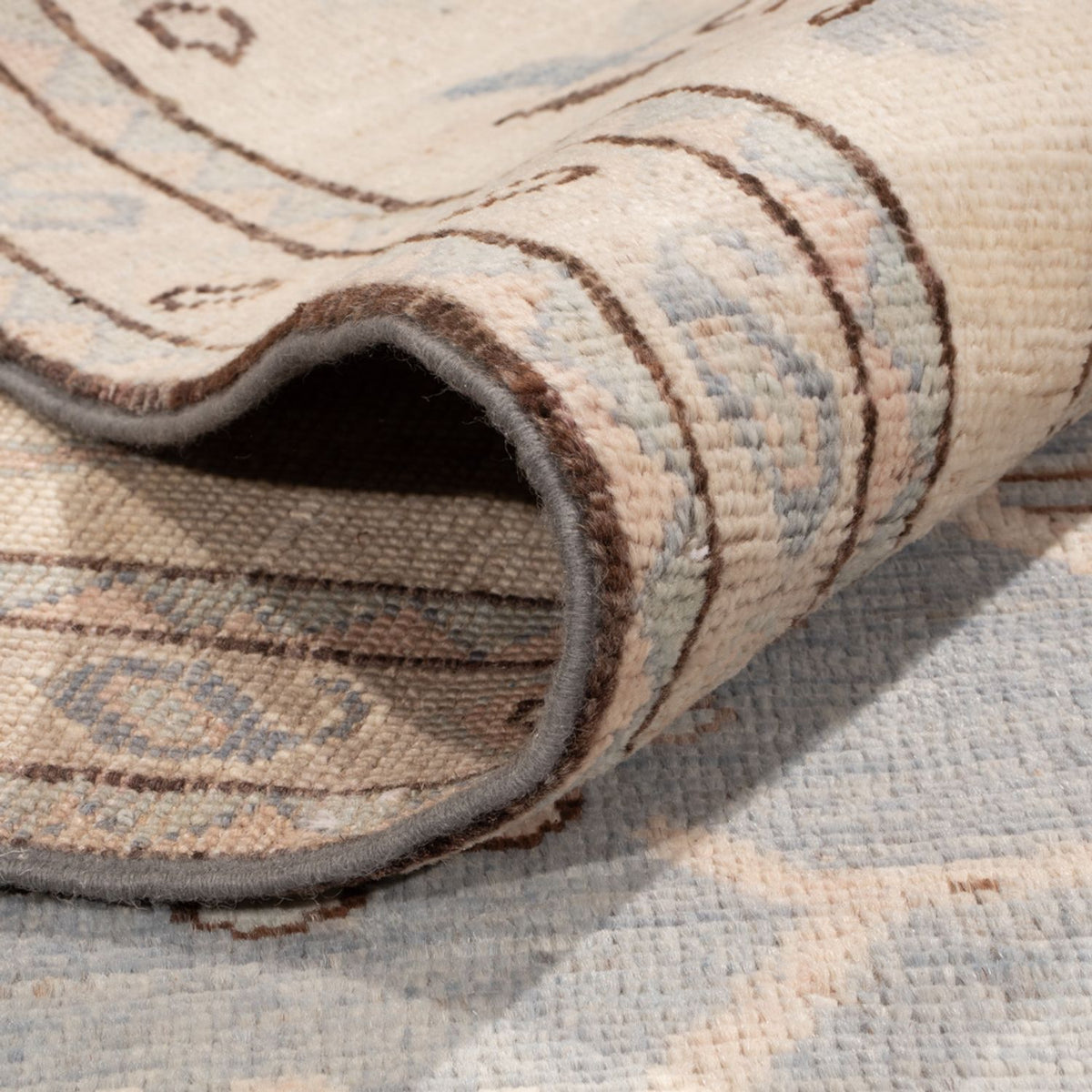 Tappeto Ziegler - Usak - 301 x 206 cm - blu chiaro