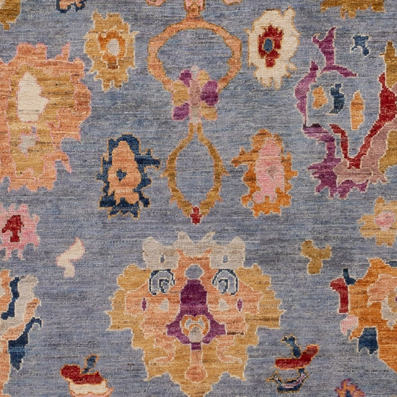 Tappeto Ziegler - Usak - 235 x 173 cm - blu chiaro