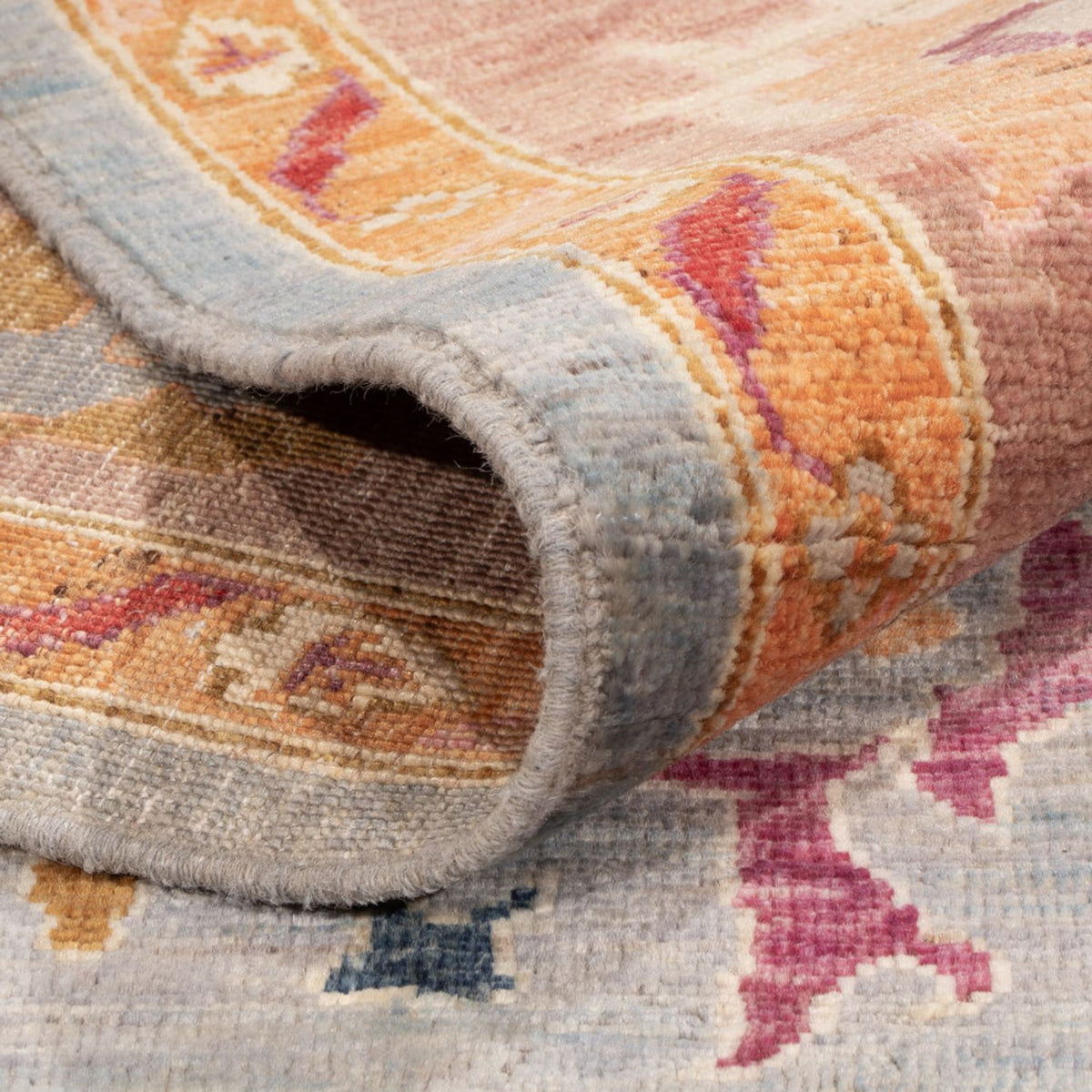 Tappeto Ziegler - Usak - 235 x 173 cm - blu chiaro