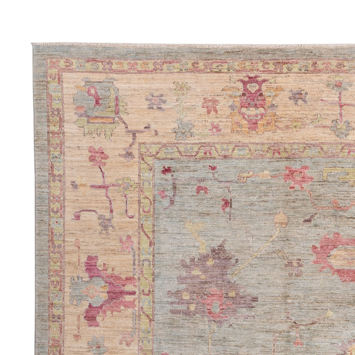 Tappeto Ziegler - Usak - 366 x 264 cm - blu chiaro