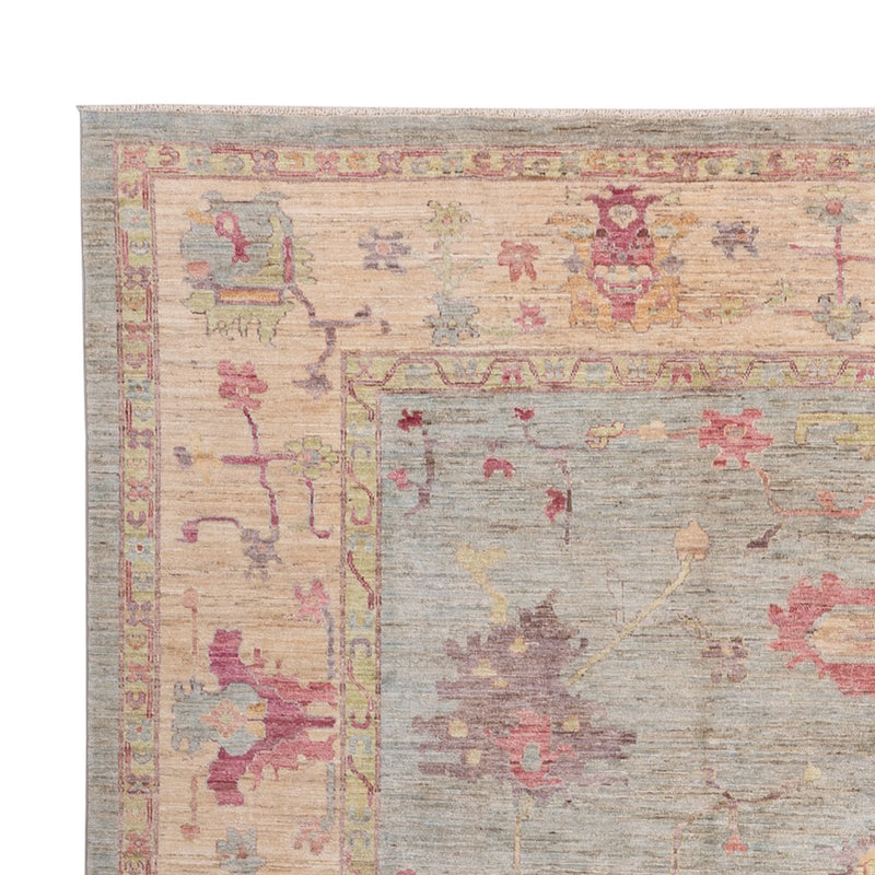 Tappeto Ziegler - Usak - 366 x 264 cm - blu chiaro