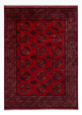 Tappeto afgano - 346 x 256 cm - rosso