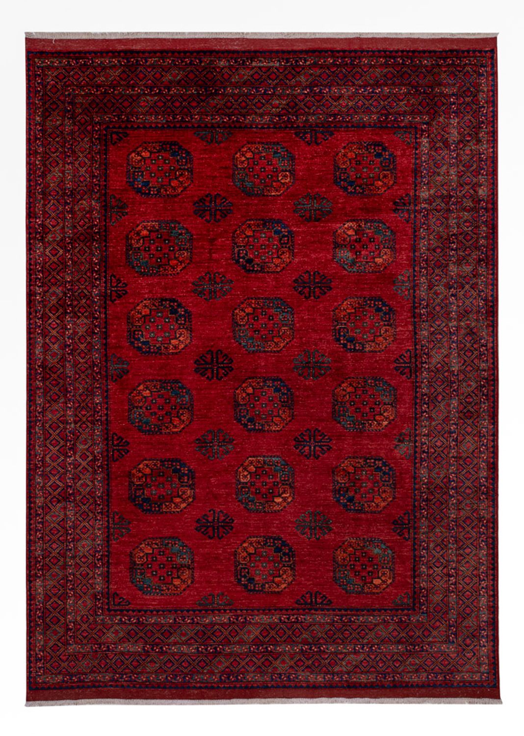 Tappeto afgano - 346 x 256 cm - rosso