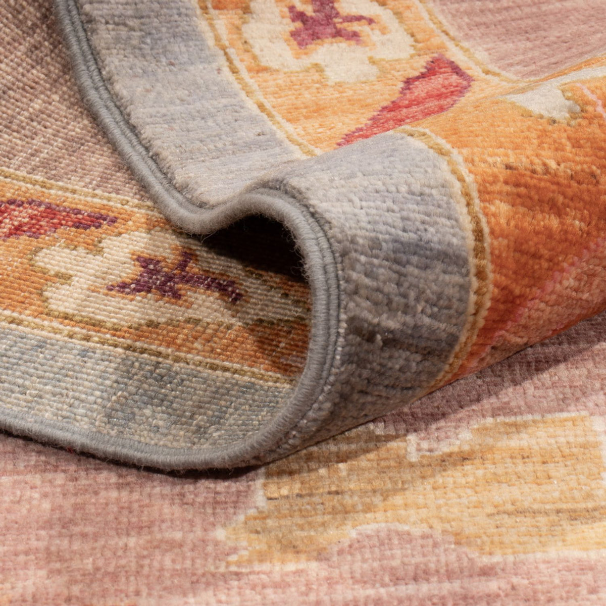 Tappeto Ziegler - Usak - 357 x 290 cm - blu chiaro