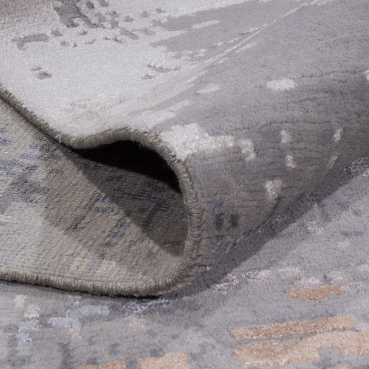 Tappeto di design - 359 x 255 cm - grigio chiaro