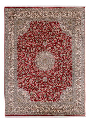 Tappeto di seta - Seta del Kashmir - 327 x 244 cm - rosso