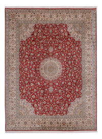 Tappeto di seta - Seta del Kashmir - 327 x 244 cm - rosso