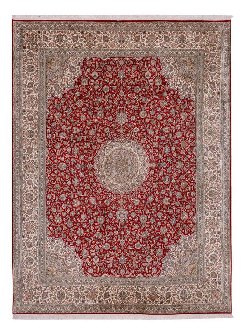 Tappeto di seta - Seta del Kashmir - 327 x 244 cm - rosso