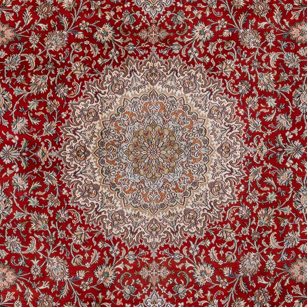 Tappeto di seta - Seta del Kashmir - 327 x 244 cm - rosso