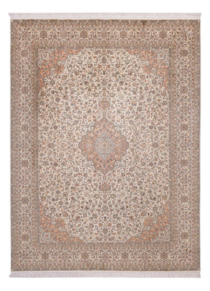 Tappeto di seta - Seta del Kashmir - 329 x 244 cm - beige