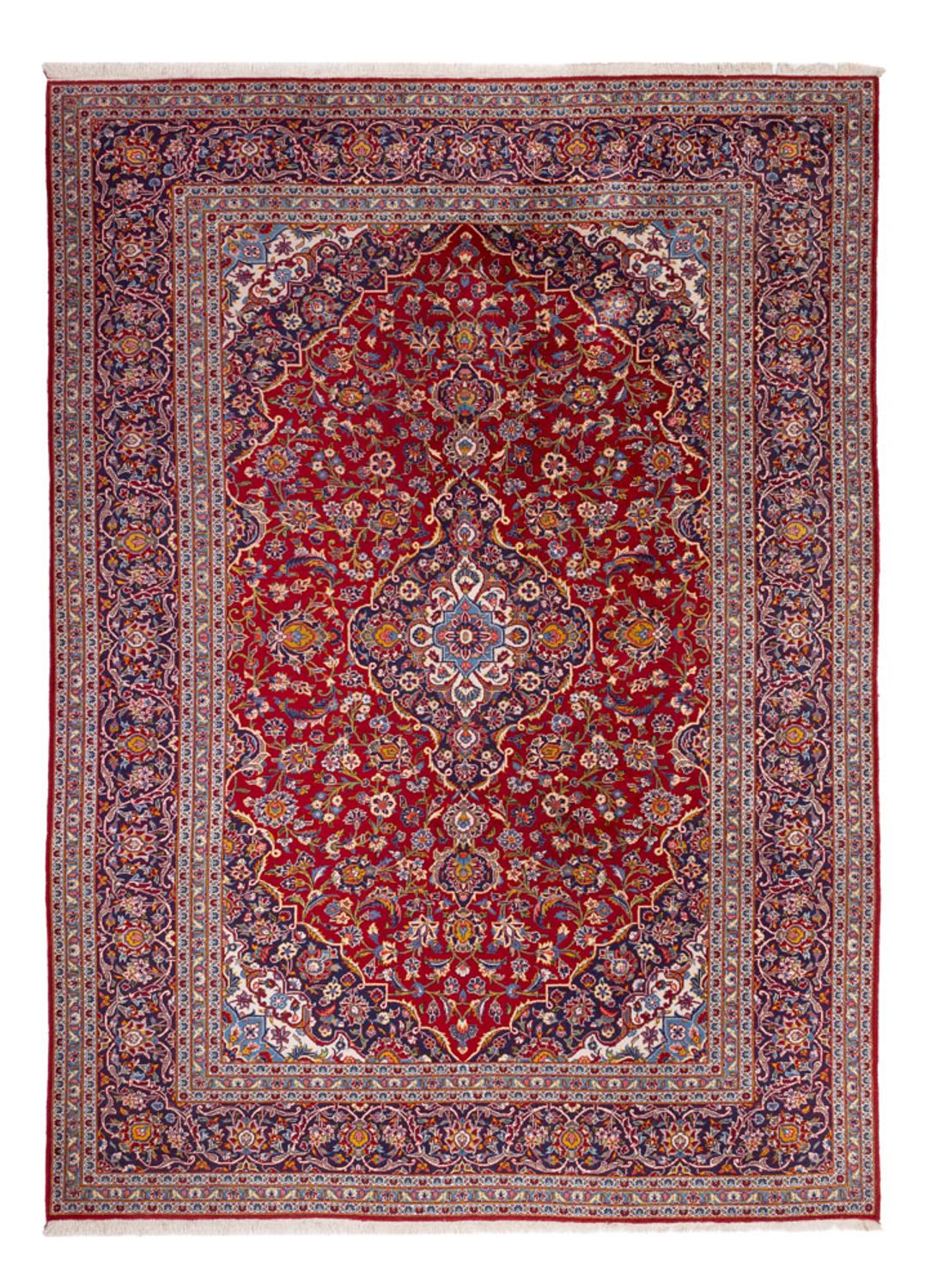 Tappeto Persero - Keshan - 370 x 261 cm - rosso