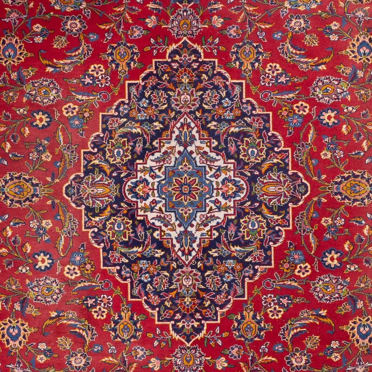 Tappeto Persero - Keshan - 385 x 291 cm - rosso