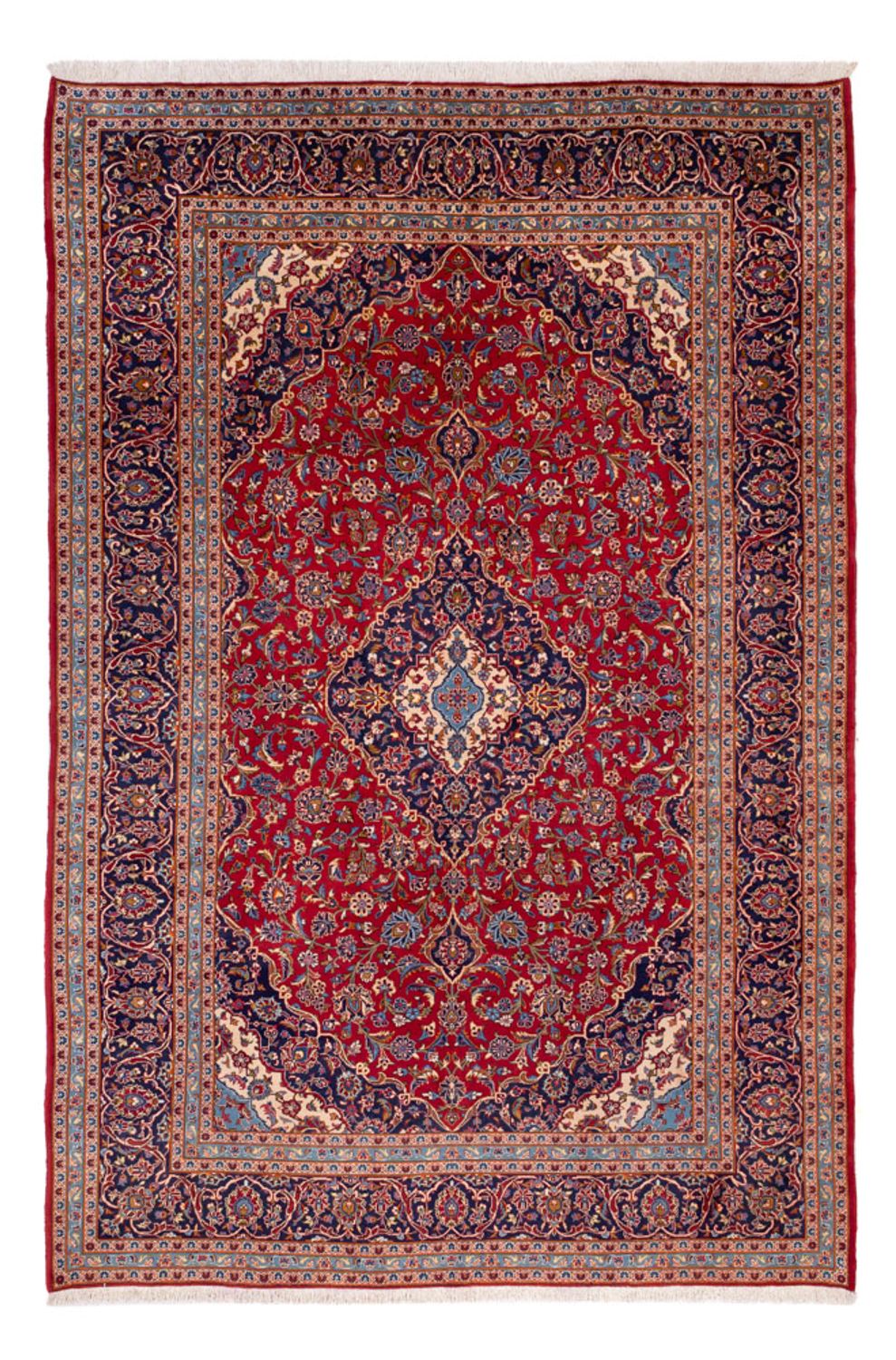 Tappeto Persero - Keshan - 373 x 252 cm - rosso