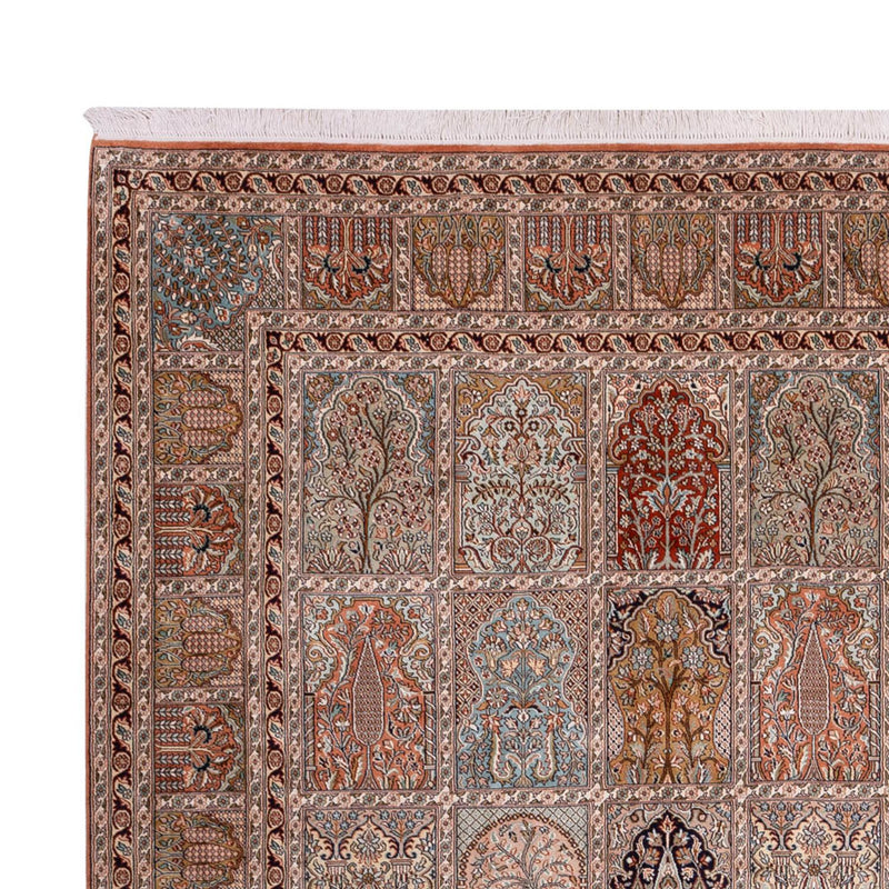 Tappeto di seta - Seta del Kashmir - 372 x 277 cm - beige scuro