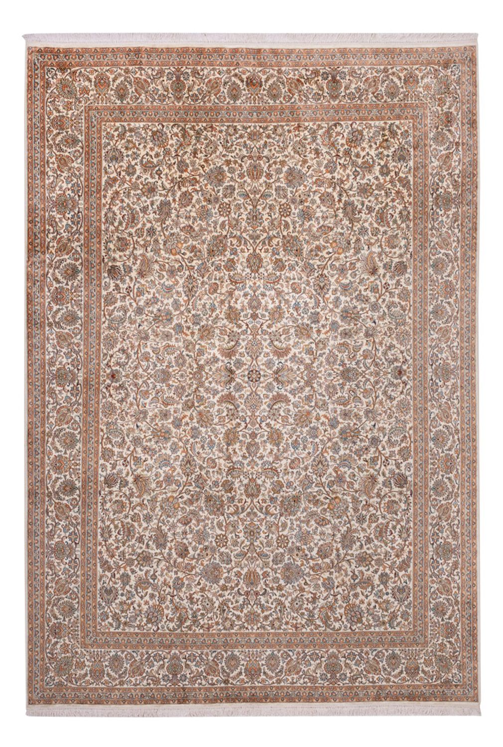 Tappeto di seta - Seta del Kashmir - 358 x 249 cm - beige