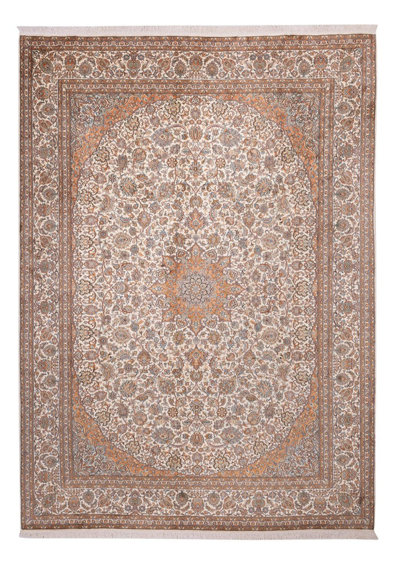 Tappeto di seta - Seta del Kashmir - 347 x 247 cm - beige