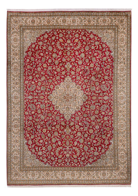 Tappeto di seta - Seta del Kashmir - 339 x 244 cm - rosso