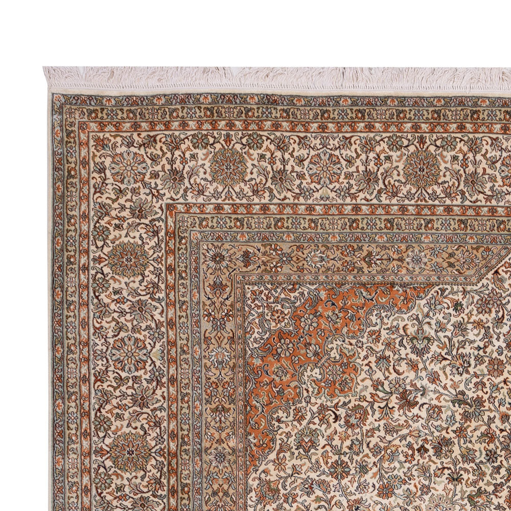 Seta del Kashmir Tappeto 344x250cm - Tappeto orientale