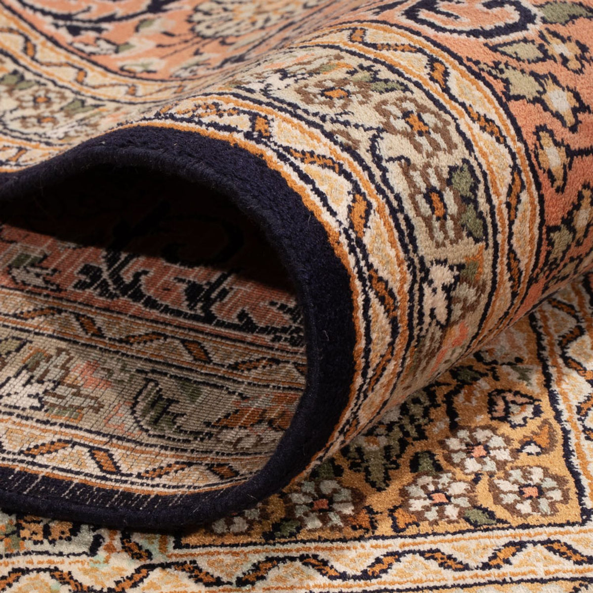 Tappeto di seta - Seta del Kashmir - 330 x 246 cm - beige scuro