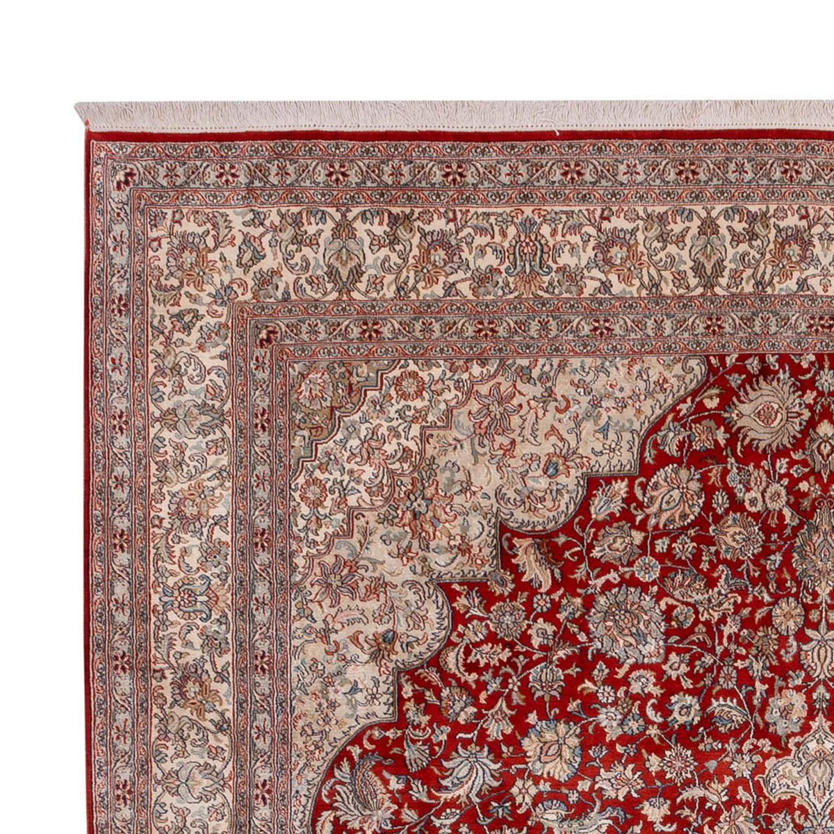 Tappeto di seta - Seta del Kashmir - 332 x 245 cm - rosso