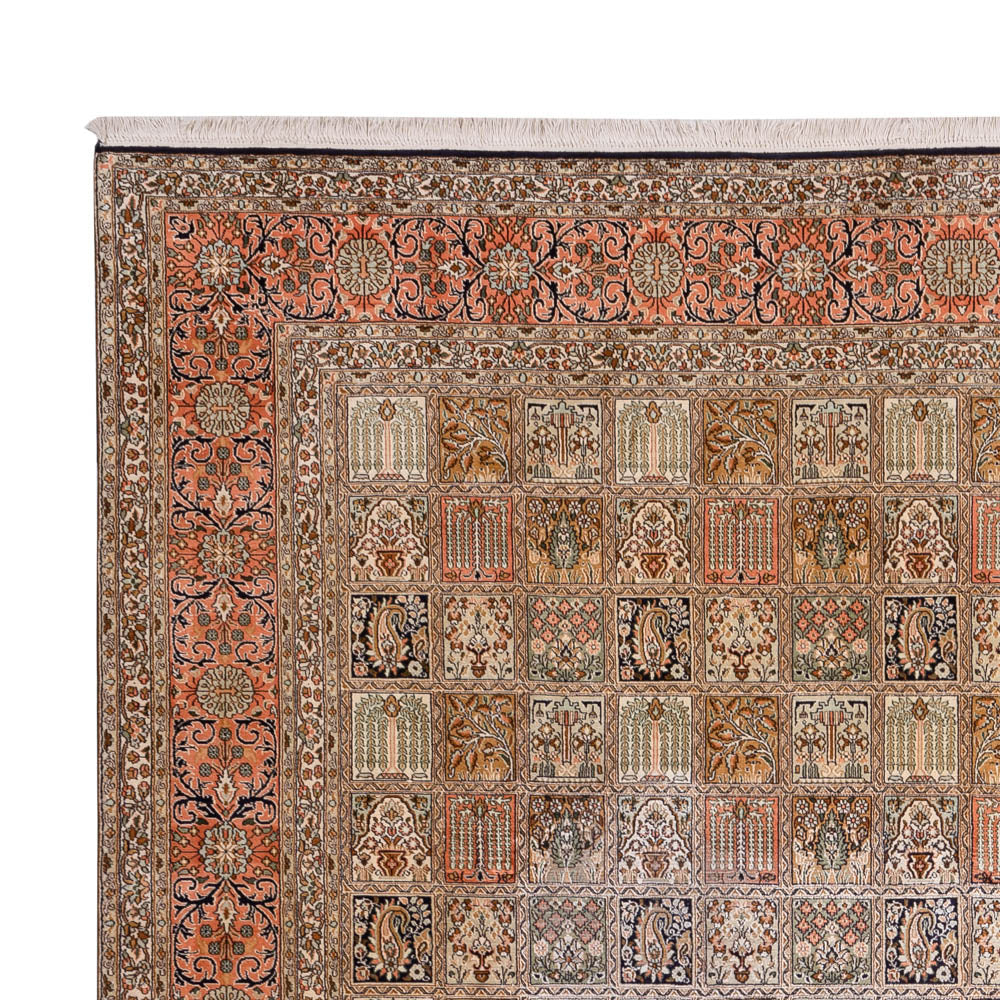 Seta del Kashmir Tappeto 377x275cm - Tappeto orientale