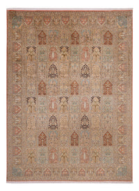 Seidenteppich - Kaschmir Seide - 381 x 273 cm - dunkelbeige