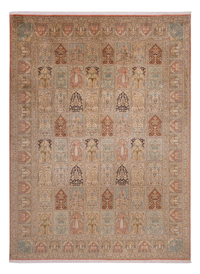 Seta del Kashmir Tappeto 273x381cm - Tappeto orientale