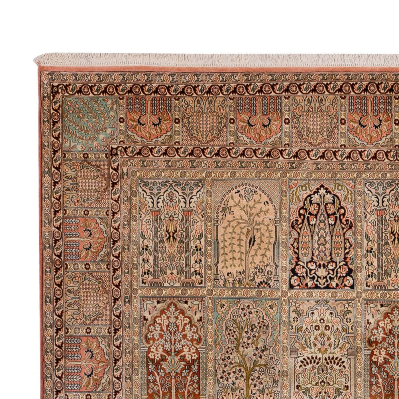 Seta del Kashmir Tappeto 324x238cm - Tappeto orientale