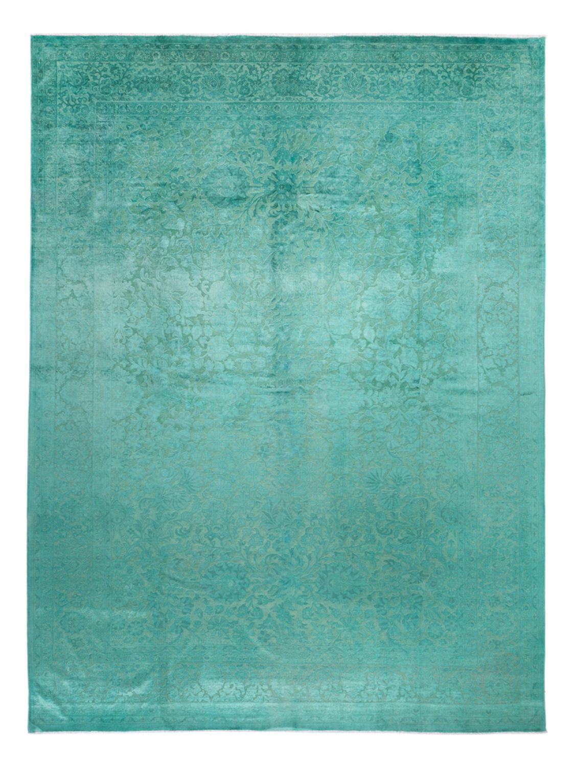 Tappeto di design - Vintage/Tinto di moda - 428 x 311 cm - verde