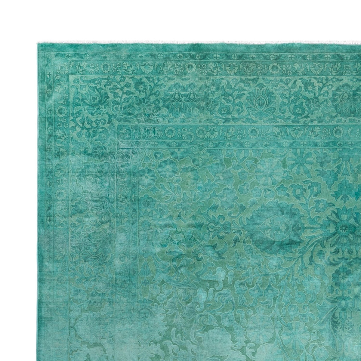 Tappeto di design - Vintage/Tinto di moda - 428 x 311 cm - verde