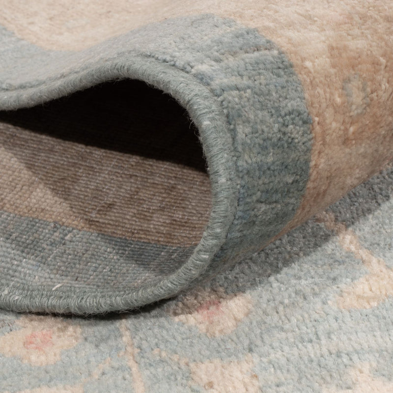 Tappeto Ziegler quadrato  - 297 x 298 cm - blu chiaro