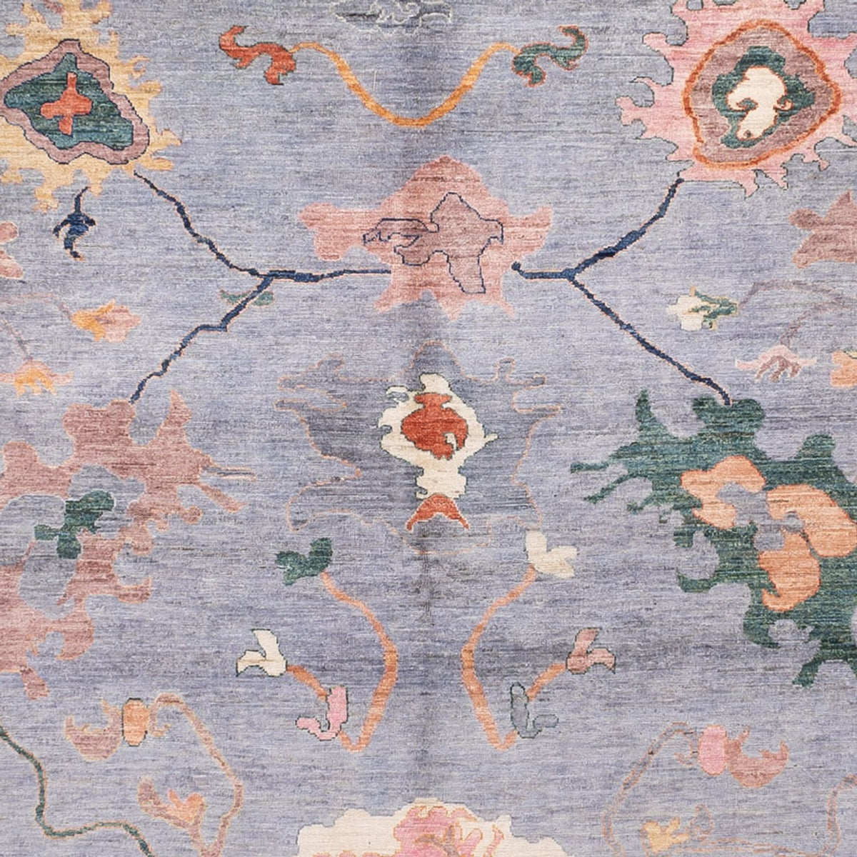 Tappeto Ziegler - Usak - 397 x 300 cm - blu scuro