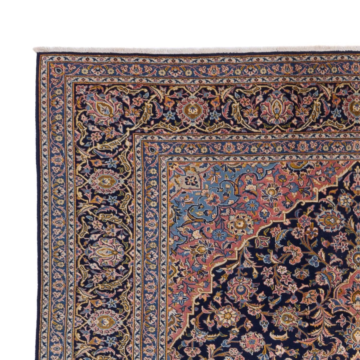 Tappeto Persero - Keshan - 355 x 264 cm - beige scuro