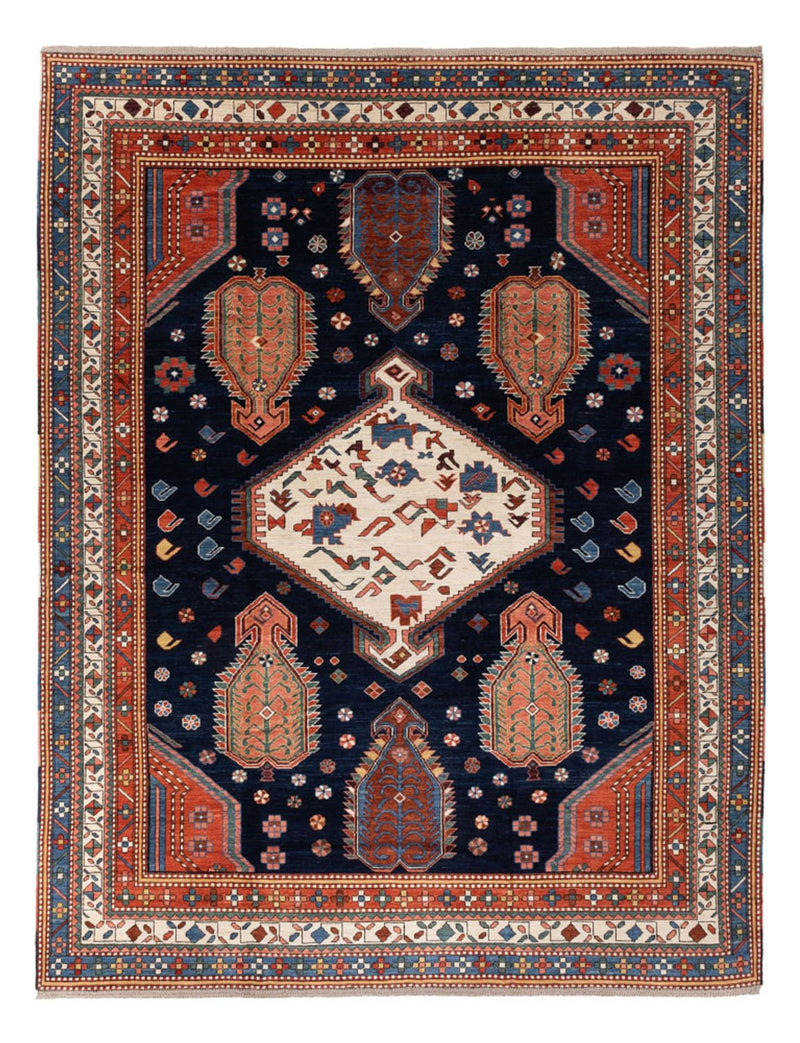 Tappeto Ziegler - Kazak - 328 x 247 cm - blu scuro