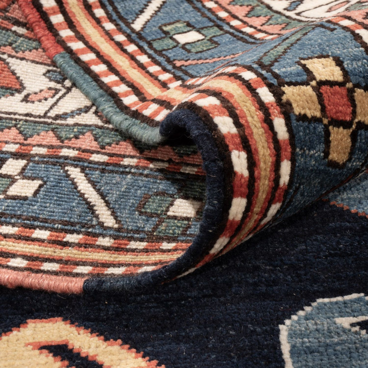 Tappeto Ziegler - Kazak - 328 x 247 cm - blu scuro