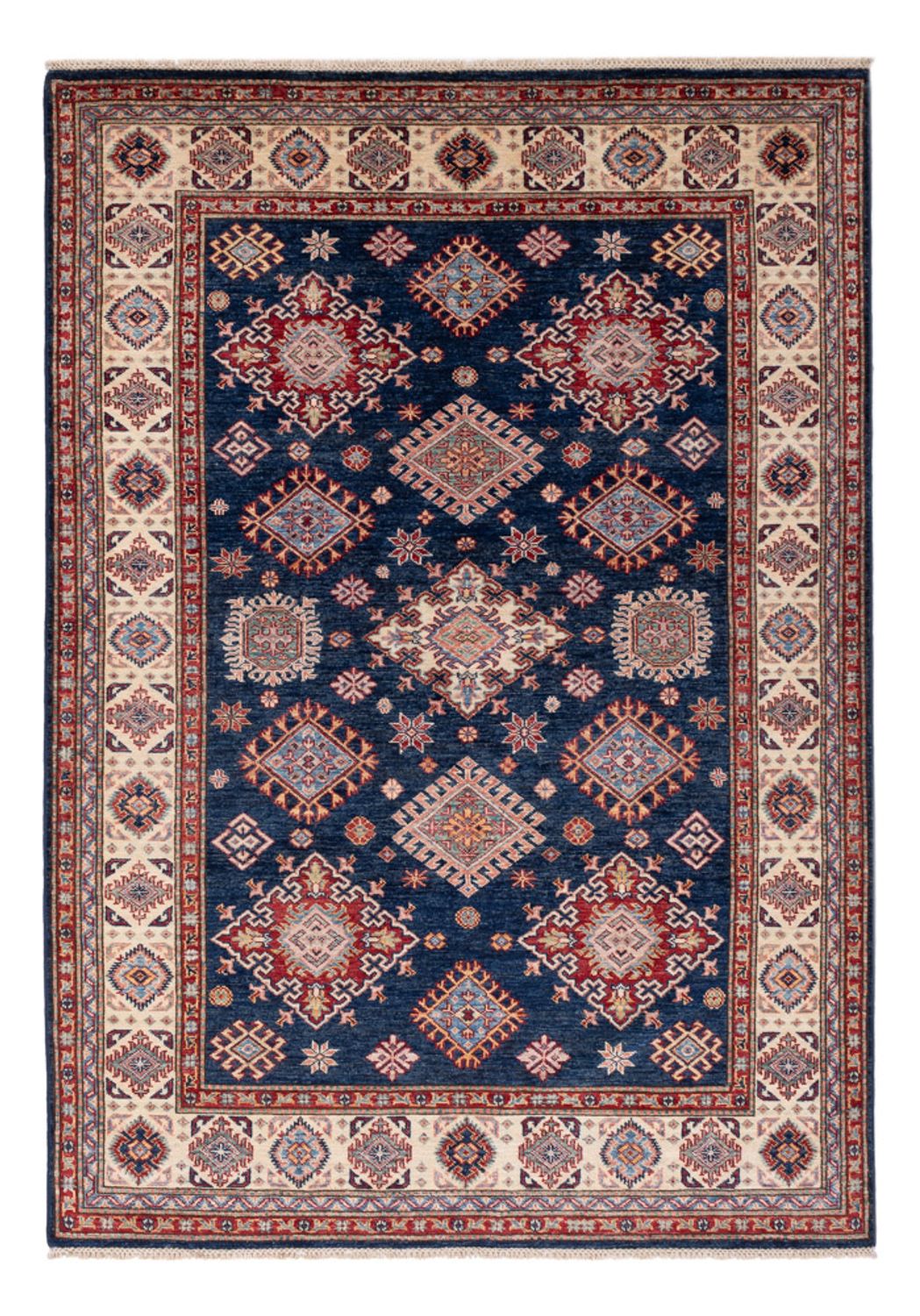 Tappeto Ziegler - Kazak - 211 x 152 cm - blu scuro