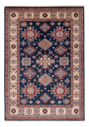 Tappeto Ziegler - Kazak - 211 x 152 cm - blu scuro