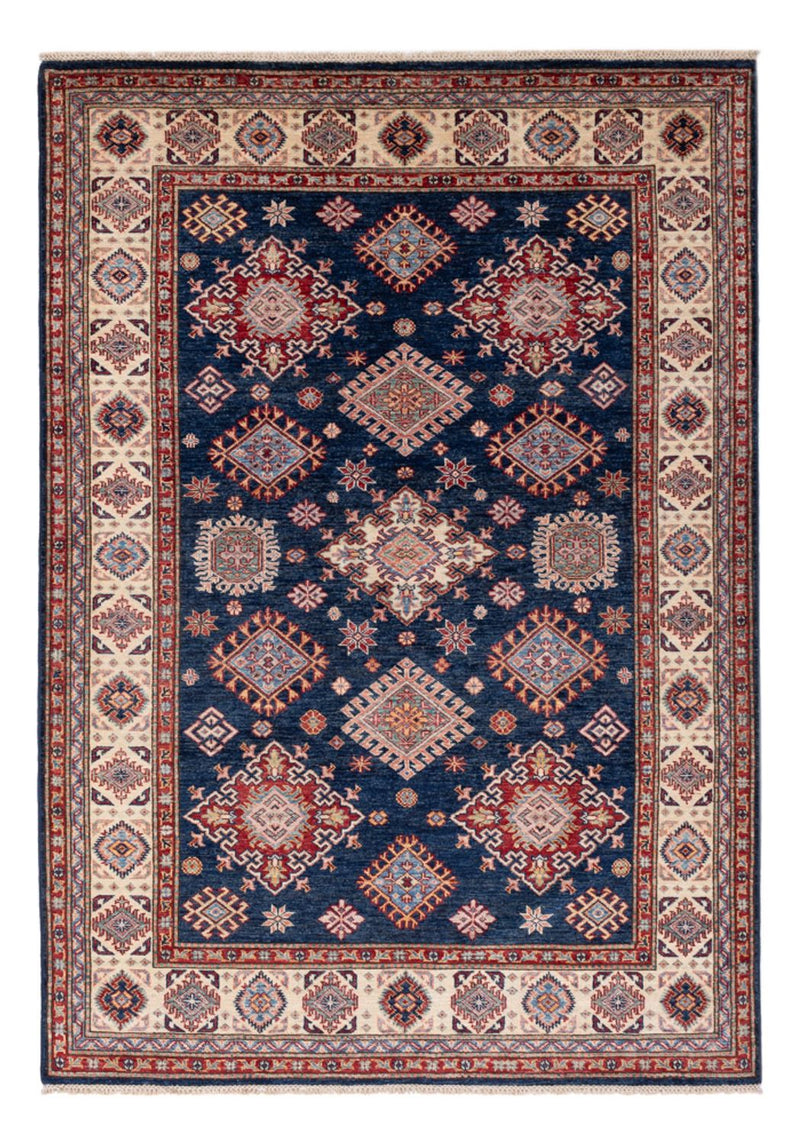 Tappeto Ziegler - Kazak - 211 x 152 cm - blu scuro