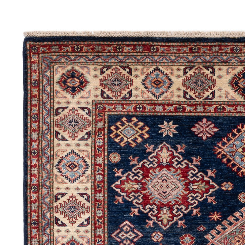Tappeto Ziegler - Kazak - 211 x 152 cm - blu scuro
