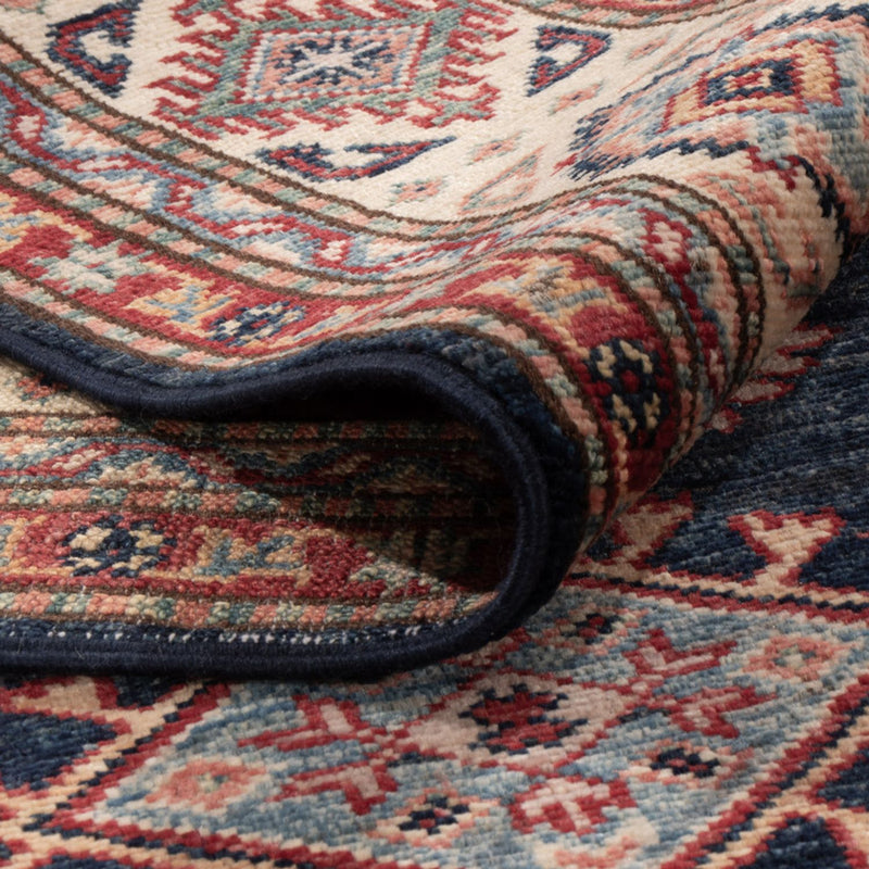 Tappeto Ziegler - Kazak - 211 x 152 cm - blu scuro