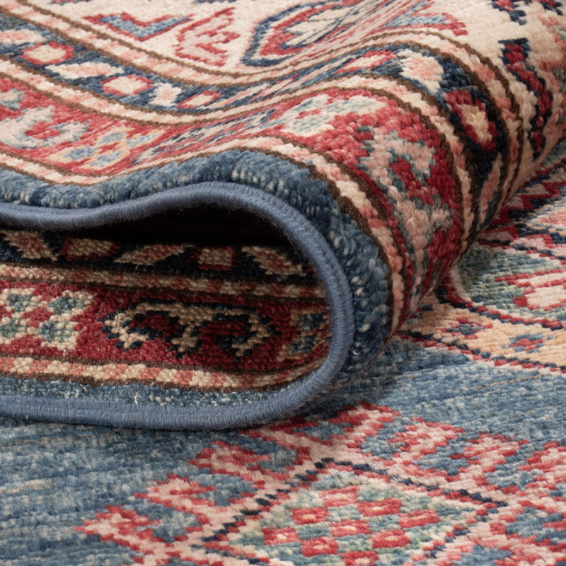 Tappeto Ziegler - Kazak - 217 x 153 cm - blu scuro