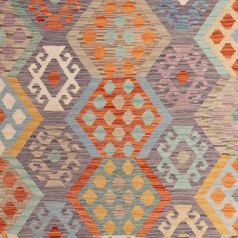 Tappeto Kelim - Splash - 294 x 252 cm - multicolore