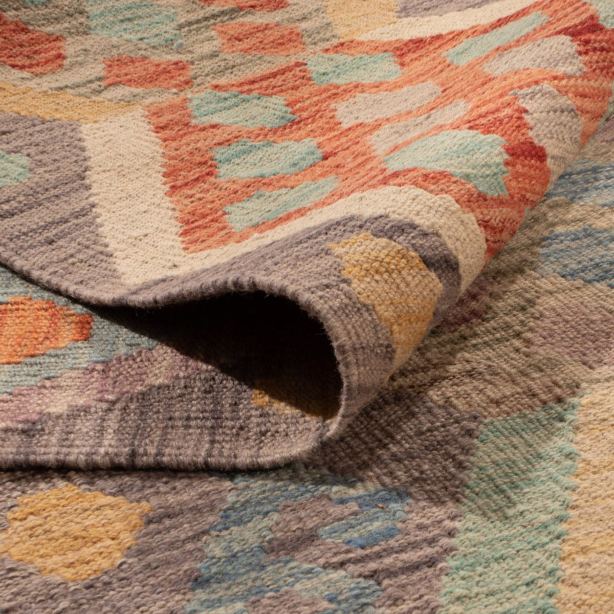 Tappeto Kelim - Splash - 294 x 252 cm - multicolore