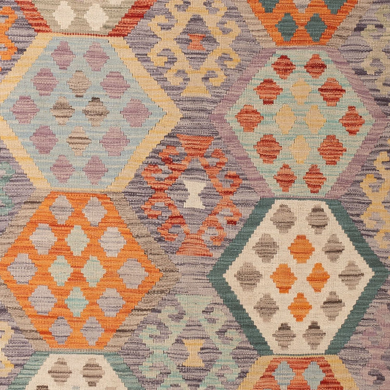 Tappeto Kelim - Splash - 292 x 197 cm - multicolore