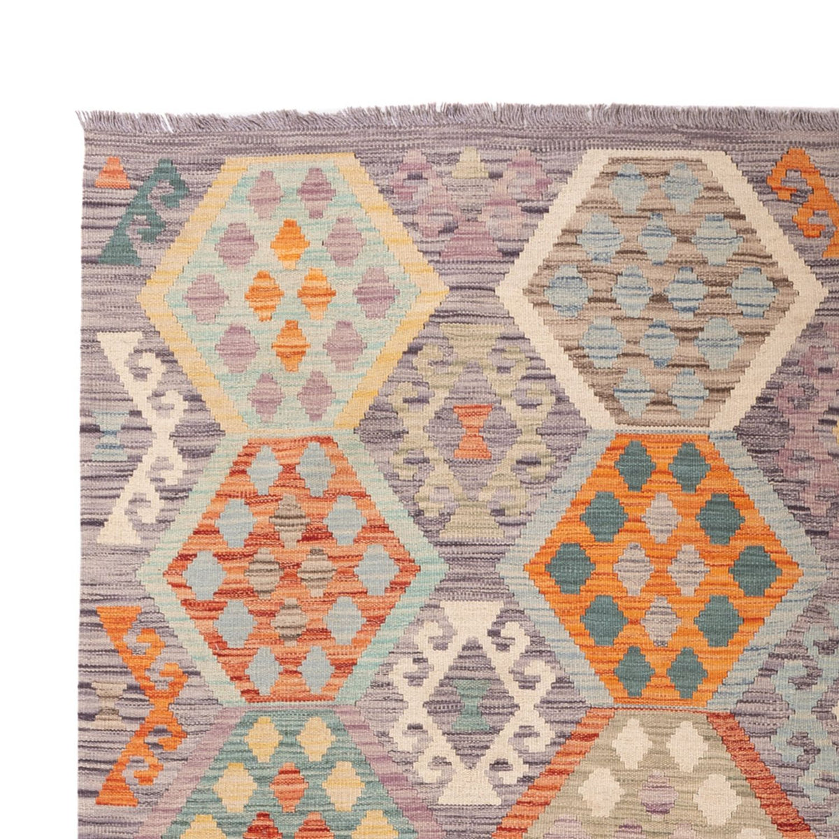 Tappeto Kelim - Splash - 292 x 197 cm - multicolore