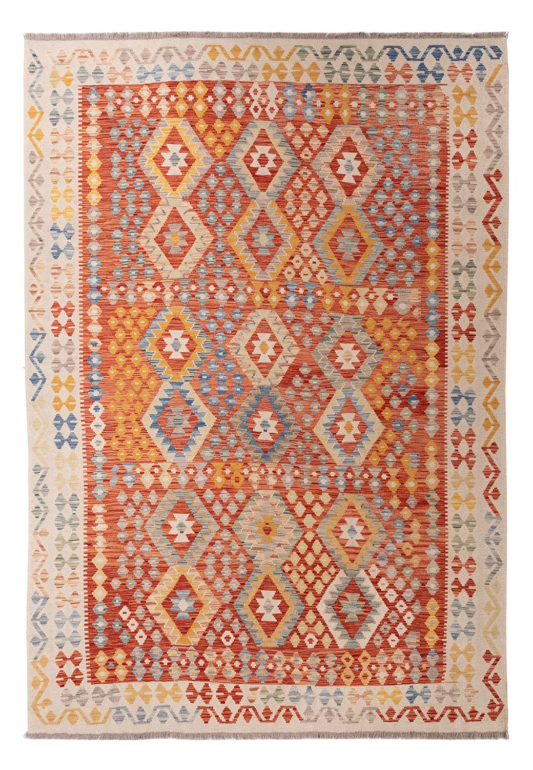 Tappeto Kelim - Splash - 292 x 207 cm - multicolore