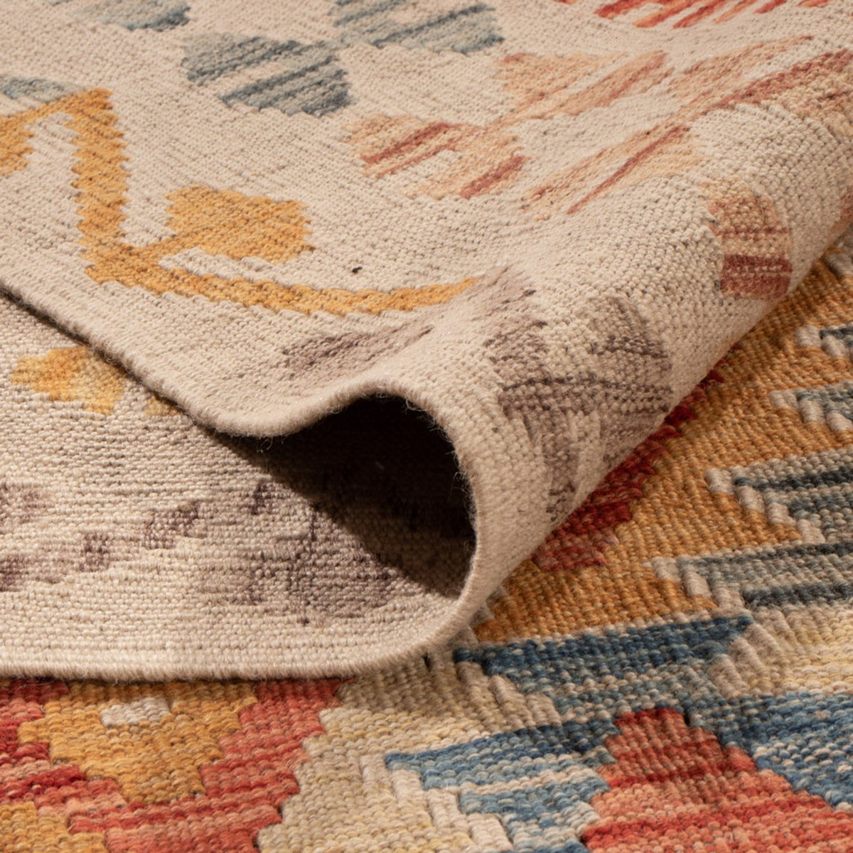 Tappeto Kelim - Splash - 292 x 207 cm - multicolore