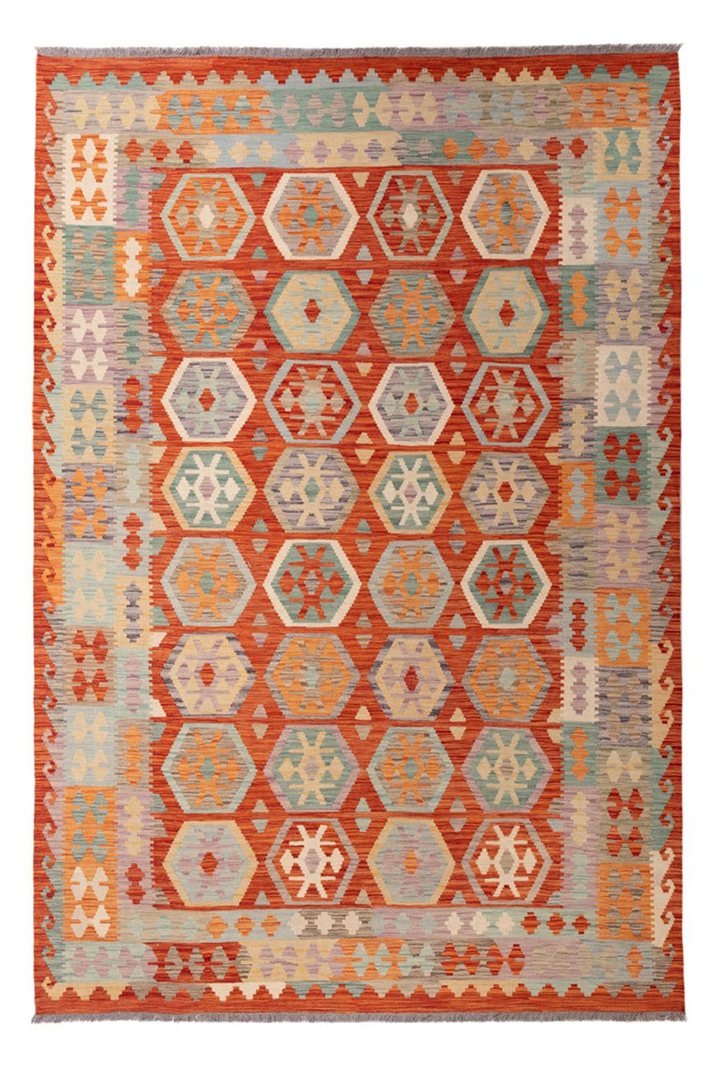 Tappeto Kelim - Splash - 298 x 206 cm - multicolore